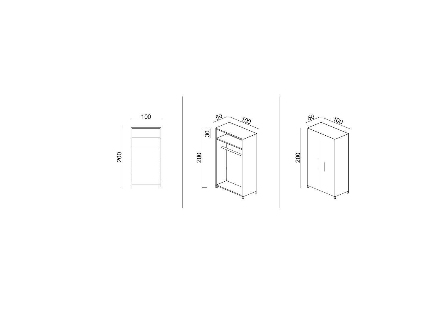 Szafa PIENO XL <br> <i><small>Industrialna Dusza w Twojej Garderobie</small></i> - obrazek 8
