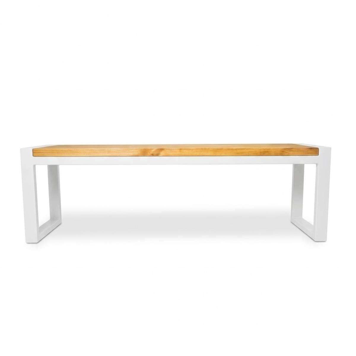 Ławka Pieno <br> <i><small>Industrialna Elegancja w Drewnie i Stali</small></i> - obrazek 4